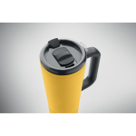 Doppelwandiger Thermobecher mit integriertem Lautsprecher, 700 ml farbe gelb