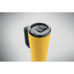 Doppelwandiger Thermobecher mit integriertem Lautsprecher, 700 ml farbe gelb
