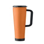 Doppelwandiger Thermobecher mit integriertem Lautsprecher, 700 ml farbe orange