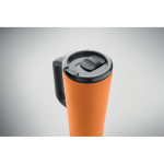 Doppelwandiger Thermobecher mit integriertem Lautsprecher, 700 ml farbe orange