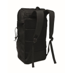 Sportrucksack aus RPET 600D mit reflektierenden Details, 15 L farbe schwarz zweite Ansicht