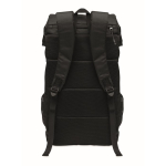 Sportrucksack aus RPET 600D mit reflektierenden Details, 15 L farbe schwarz vierte Ansicht