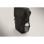 Sportrucksack aus RPET 600D mit reflektierenden Details, 15 L farbe schwarz sechstes Detailbild