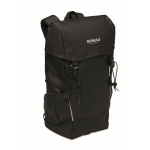 Sportrucksack aus RPET 600D mit reflektierenden Details, 15 L farbe schwarz Hauptansicht