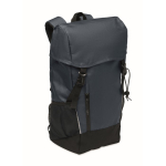 Sportrucksack aus RPET 600D mit reflektierenden Details, 15 L farbe blau