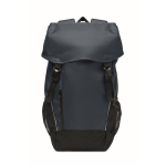 Sportrucksack aus RPET 600D mit reflektierenden Details, 15 L farbe blau dritte Ansicht