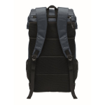 Sportrucksack aus RPET 600D mit reflektierenden Details, 15 L farbe blau vierte Ansicht