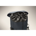 Sportrucksack aus RPET 600D mit reflektierenden Details, 15 L farbe blau fünftes Detailbild
