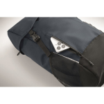 Sportrucksack aus RPET 600D mit reflektierenden Details, 15 L farbe blau achtes Detailbild