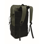 Sportrucksack aus RPET 600D mit reflektierenden Details, 15 L farbe dunkelgrün zweite Ansicht