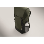 Sportrucksack aus RPET 600D mit reflektierenden Details, 15 L farbe dunkelgrün sechstes Detailbild