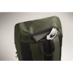 Sportrucksack aus RPET 600D mit reflektierenden Details, 15 L farbe dunkelgrün siebtes Detailbild