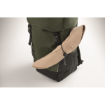 Sportrucksack aus RPET 600D mit reflektierenden Details, 15 L farbe dunkelgrün Detailbild