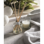 Vanille-Duftset mit Raumduft-Diffusor und Kerze aus Pflanzenwachs farbe transparent Stimmungsbild