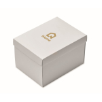 Set: Aromaölbrenner aus Keramik mit Teelicht und Vanilleöl farbe weiß Hauptansicht
