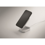 Faltbare kabellose 3-in-1-Ladestation mit USB-C-Eingang, 15 W farbe weiß fünftes Detailbild