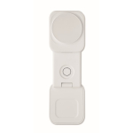 Faltbare kabellose 3-in-1-Ladestation mit USB-C-Eingang, 15 W farbe weiß neunte Ansicht