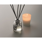 Aromaset mit Duftdiffusor und Kerze aus Pflanzenwachs farbe weiß drittes Detailbild