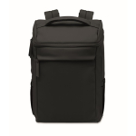 PU-Laptoprucksack mit RPET-Futter und Fach für 15 Zoll farbe schwarz zehnte Ansicht