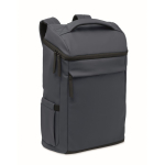 PU-Laptoprucksack mit RPET-Futter und Fach für 15 Zoll farbe marineblau