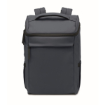 PU-Laptoprucksack mit RPET-Futter und Fach für 15 Zoll farbe marineblau zehnte Ansicht