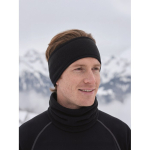 Weiches Fleece-Stirnband für Kälte 280 g/m² farbe schwarz Stimmungsbild