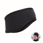 Weiches Fleece-Stirnband für Kälte 280 g/m² farbe marineblau