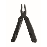 Faltbares Multifunktionswerkzeug aus Aluminium und Edelstahl 13-in-1 mit Etui farbe schwarz