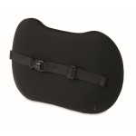Ergonomisches Memory-Schaumkissen zur Lendenstütze farbe schwarz zweite Ansicht