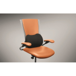 Ergonomisches Memory-Schaumkissen zur Lendenstütze farbe schwarz drittes Detailbild