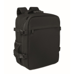 Reiserucksack aus RPET-Polyester mit Laptopfach 20 L farbe schwarz