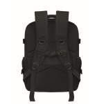 Reiserucksack aus RPET-Polyester mit Laptopfach 20 L farbe schwarz vierte Ansicht