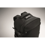 Reiserucksack aus RPET-Polyester mit Laptopfach 20 L farbe schwarz fünftes Detailbild
