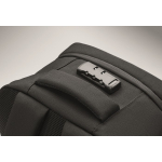 Reiserucksack aus RPET-Polyester mit Laptopfach 20 L farbe schwarz sechstes Detailbild