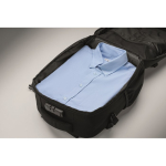 Reiserucksack aus RPET-Polyester mit Laptopfach 20 L farbe schwarz Detailbild
