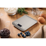 Digitale Küchenwaage aus Edelstahl mit Display bis 5 kg farbe silber Stimmungsbild dritte Ansicht