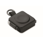 Einziehbares 100-W-USB-C-Kabel mit Schlüsselanhänger und Schnellladefunktion farbe schwarz zweite Ansicht