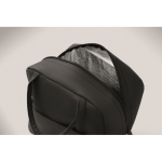 3-in-1-Notfallset mit AM/FM-Radio und LED-Taschenlampe in Kühltasche farbe schwarz drittes Detailbild