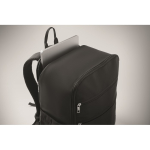 Wasserabweisender Reiserucksack aus Nylon mit mehreren Fächern, 20 L farbe schwarz drittes Detailbild