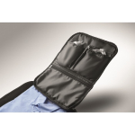 Wasserabweisender Reiserucksack aus Nylon mit mehreren Fächern, 20 L farbe schwarz siebtes Detailbild