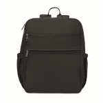 Wasserabweisender Reiserucksack aus Nylon mit mehreren Fächern, 20 L farbe schwarz achte Ansicht