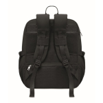 Wasserabweisender Reiserucksack aus Nylon mit mehreren Fächern, 20 L farbe schwarz neunte Ansicht