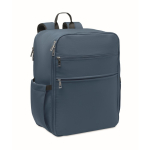 Wasserabweisender Reiserucksack aus Nylon mit mehreren Fächern, 20 L farbe blau