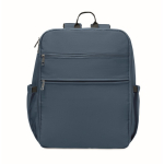 Wasserabweisender Reiserucksack aus Nylon mit mehreren Fächern, 20 L farbe blau achte Ansicht