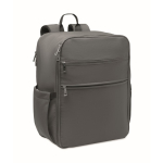 Wasserabweisender Reiserucksack aus Nylon mit mehreren Fächern, 20 L farbe dunkelgrau