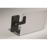 Magnetische Handyhalterung aus Aluminium mit Metallring farbe schwarz zweites Detailbild