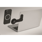 Magnetische Handyhalterung aus Aluminium mit Metallring farbe schwarz drittes Detailbild
