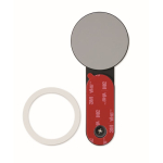 Magnetische Handyhalterung aus Aluminium mit Metallring farbe schwarz sechste Ansicht