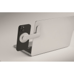 Magnetische Handyhalterung aus Aluminium mit Metallring farbe silber zweites Detailbild