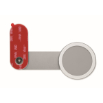 Magnetische Handyhalterung aus Aluminium mit Metallring farbe silber vierte Ansicht